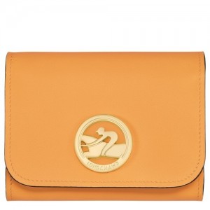 Portfele Longchamp Box-trot Damskie Morelowe | SN-LCMP48302