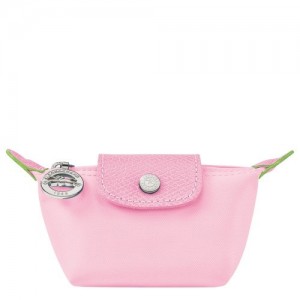 Portmonetki Longchamp Le Pliage Green Damskie Różowe | SN-LCMP48353