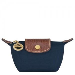 Portmonetki Longchamp Le Pliage Original Damskie Granatowe | SN-LCMP48359
