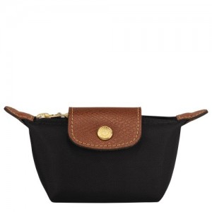 Portmonetki Longchamp Le Pliage Original Damskie Czarne | SN-LCMP48360