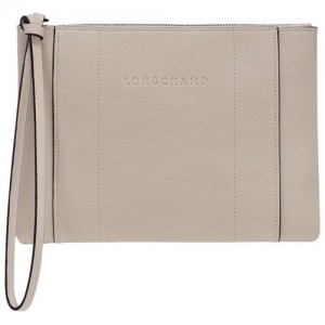 Pouches Longchamp 3d Damskie Beżowe | SN-LCMP48428