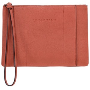 Pouches Longchamp 3d Damskie Brązowe | SN-LCMP48430