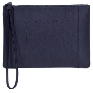 Pouches Longchamp 3d Damskie Granatowe | SN-LCMP48427
