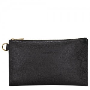 Pouches Longchamp Le Foulonné Damskie Czarne | SN-LCMP48408
