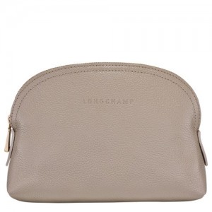 Pouches Longchamp Le Foulonné Damskie Szare | SN-LCMP48409