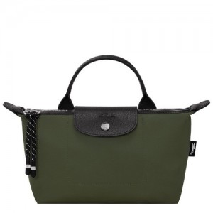 Pouches Longchamp Le Pliage Energy Damskie Khaki | SN-LCMP48423