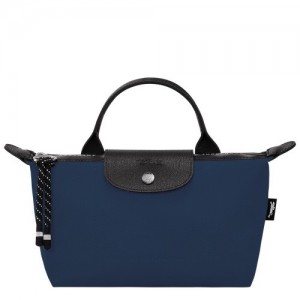 Pouches Longchamp Le Pliage Energy Damskie Granatowe | SN-LCMP48424