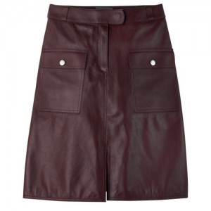 Spódnice Longchamp Damskie Fioletowe | SN-LCMP48683