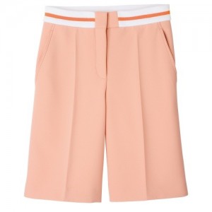 Spodenki Longchamp Bermuda Damskie Beżowe | SN-LCMP48768