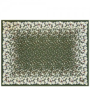 Stoles Longchamp Hawaiian Flowers Damskie Khaki | SN-LCMP48924