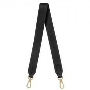 Strap Longchamp Spring/Summer 2024 Kolekcja Męskie Czarne | SN-LCMP49468