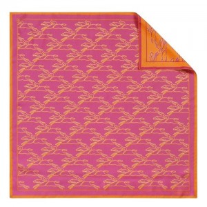 Szaliki Longchamp Chevaux Recto Verso Silk 70 Damskie Kolorowe | SN-LCMP48891