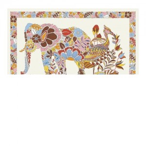 Szaliki Longchamp ForêT Silk 50 Damskie Morelowe | SN-LCMP48907