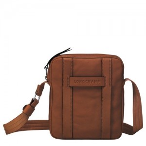 Torba Crossbody Longchamp 3d Xs Męskie Brązowe | SN-LCMP49081