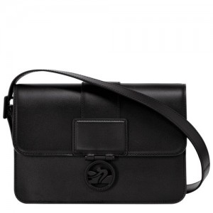 Torba Crossbody Longchamp Box-trot M Damskie Czarne | SN-LCMP47916