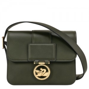 Torba Crossbody Longchamp Box-trot S Damskie Khaki | SN-LCMP47910