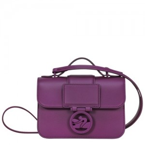Torba Crossbody Longchamp Box-trot Xs Damskie Fioletowe | SN-LCMP47913