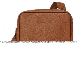 Torba Crossbody Longchamp Le Foulonné Xs Męskie Brązowe | SN-LCMP49097