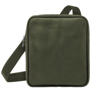 Torba Crossbody Longchamp Le Foulonné Xs Męskie Khaki | SN-LCMP49098