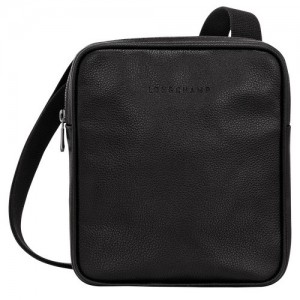 Torba Crossbody Longchamp Le Foulonné Xs Męskie Czarne | SN-LCMP49099