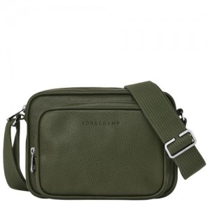 Torba Crossbody Longchamp Le Foulonné S Camera Męskie Khaki | SN-LCMP49104