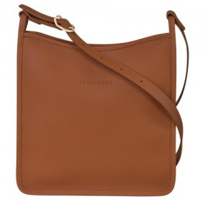 Torba Crossbody Longchamp Le Foulonné M Damskie Brązowe | SN-LCMP47859