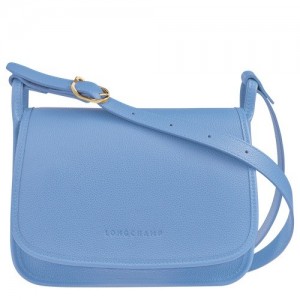 Torba Crossbody Longchamp Le Foulonné S Damskie Niebieskie | SN-LCMP47866