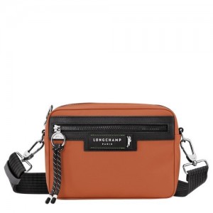 Torba Crossbody Longchamp Le Pliage Energy S Camera Męskie Brązowe | SN-LCMP49071