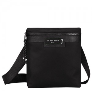 Torba Crossbody Longchamp Le Pliage Energy S Męskie Czarne | SN-LCMP49077