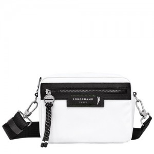 Torba Crossbody Longchamp Le Pliage Energy S Camera Damskie Białe | SN-LCMP47837