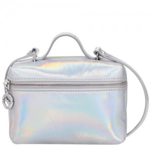 Torba Crossbody Longchamp Le Pliage Kolekcja Xs Damskie Srebrne | SN-LCMP47947