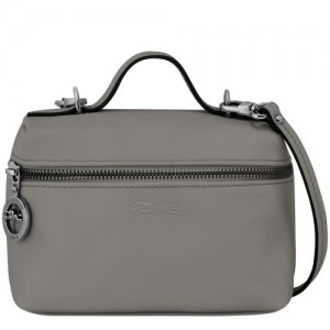 Torba Crossbody Longchamp Le Pliage Xtra Xs Vanity Damskie Szare | SN-LCMP47827