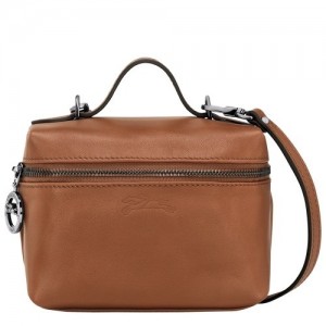 Torba Crossbody Longchamp Le Pliage Xtra Xs Vanity Damskie Brązowe | SN-LCMP47888