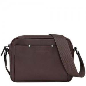 Torba Crossbody Longchamp Sur Seine Camera Męskie Beżowe | SN-LCMP49095