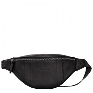Torba Na Talię Longchamp 3d S Damskie Czarne | SN-LCMP48095