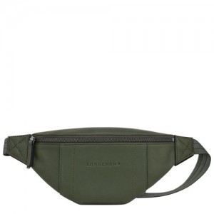 Torba Na Talię Longchamp 3d S Damskie Khaki | SN-LCMP48093