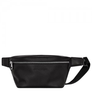 Torba Na Talię Longchamp Le Foulonné Damskie Czarne | SN-LCMP48086