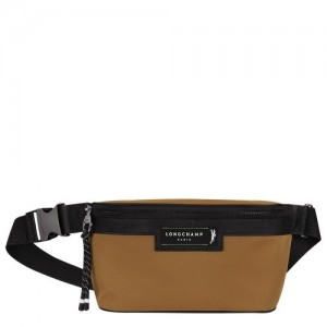 Torba Na Talię Longchamp Le Pliage Energy M Męskie Brązowe | SN-LCMP49163