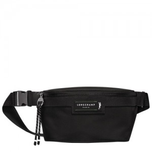 Torba Na Talię Longchamp Le Pliage Energy M Damskie Czarne | SN-LCMP48090