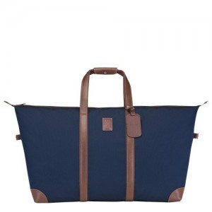 Torby Podróżne Longchamp Boxford L Męskie Niebieskie | SN-LCMP49328