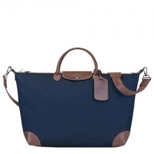 Torby Podróżne Longchamp Boxford S Damskie Niebieskie | SN-LCMP48508