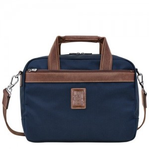 Torby Podróżne Longchamp Boxford S Damskie Niebieskie | SN-LCMP48509