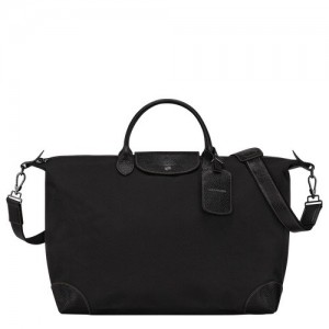 Torby Podróżne Longchamp Boxford S Damskie Czarne | SN-LCMP48524