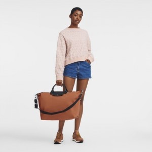 Torby Podróżne Longchamp Le Pliage Energy S Damskie Brązowe | SN-LCMP48537