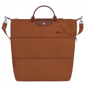 Torby Podróżne Longchamp Le Pliage Green Expandable Męskie Brązowe | SN-LCMP49313
