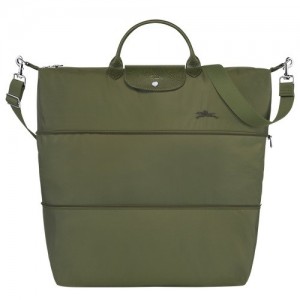 Torby Podróżne Longchamp Le Pliage Green Expandable Męskie Zielone | SN-LCMP49330