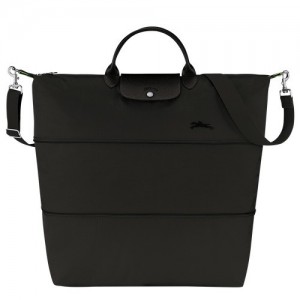 Torby Podróżne Longchamp Le Pliage Green Expandable Męskie Czarne | SN-LCMP49348