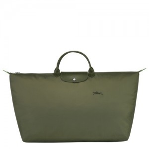 Torby Podróżne Longchamp Le Pliage Green M Damskie Zielone | SN-LCMP48506