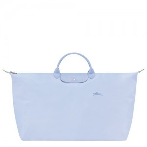 Torby Podróżne Longchamp Le Pliage Green M Damskie Niebieskie | SN-LCMP48515