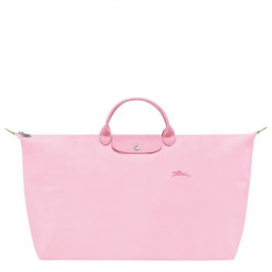 Torby Podróżne Longchamp Le Pliage Green M Damskie Różowe | SN-LCMP48528